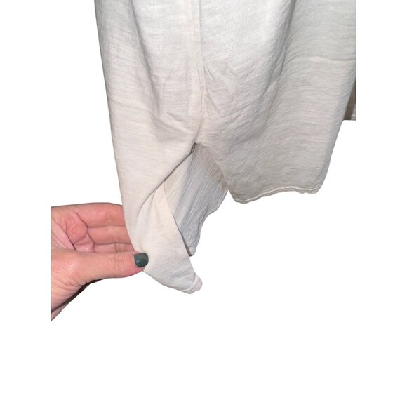 Freely Womens V-Neck Drawstring Waist Cotton Tunic Romper Dress XL Athleisure - Picture 8 of 9